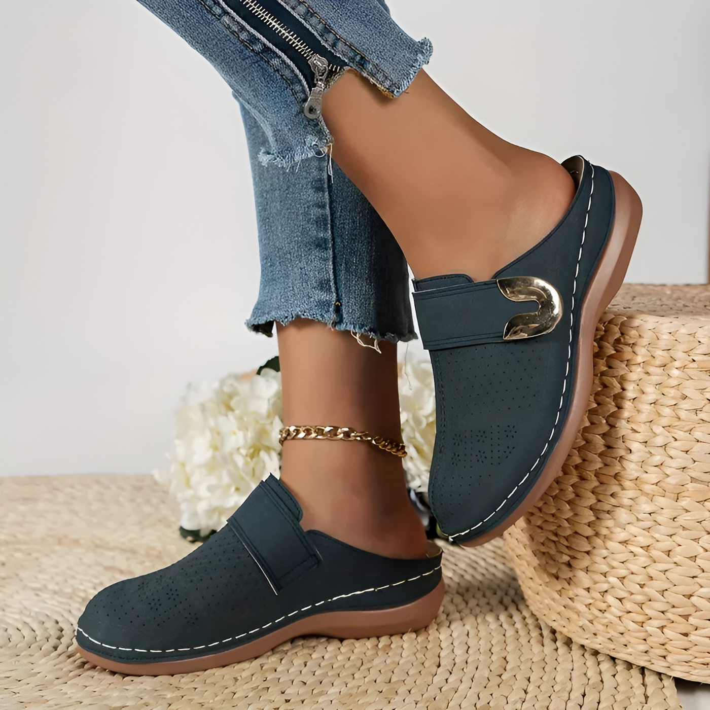 Gaia - Chic Supportive Wedge Sandals