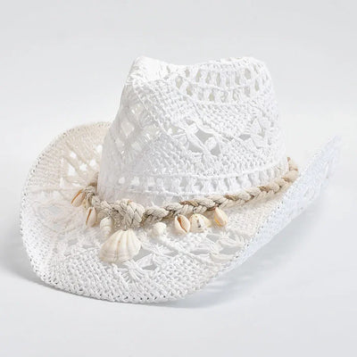 Kaylen – Seashell Straw Hat