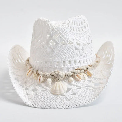 Kaylen – Seashell Straw Hat