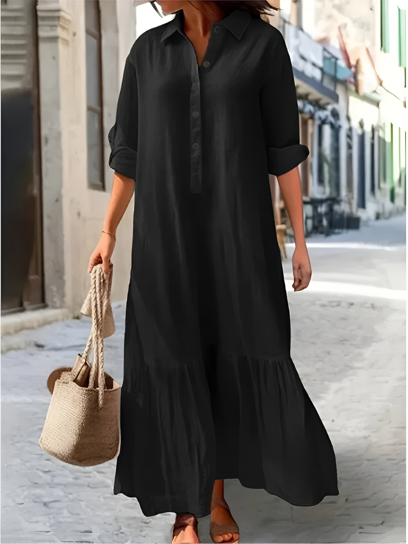 Naya - Flowing Tiered Dress