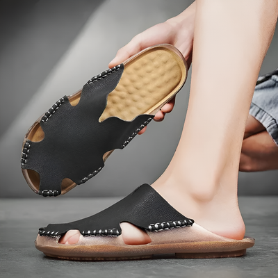 Herman – Bayford Leather Slides