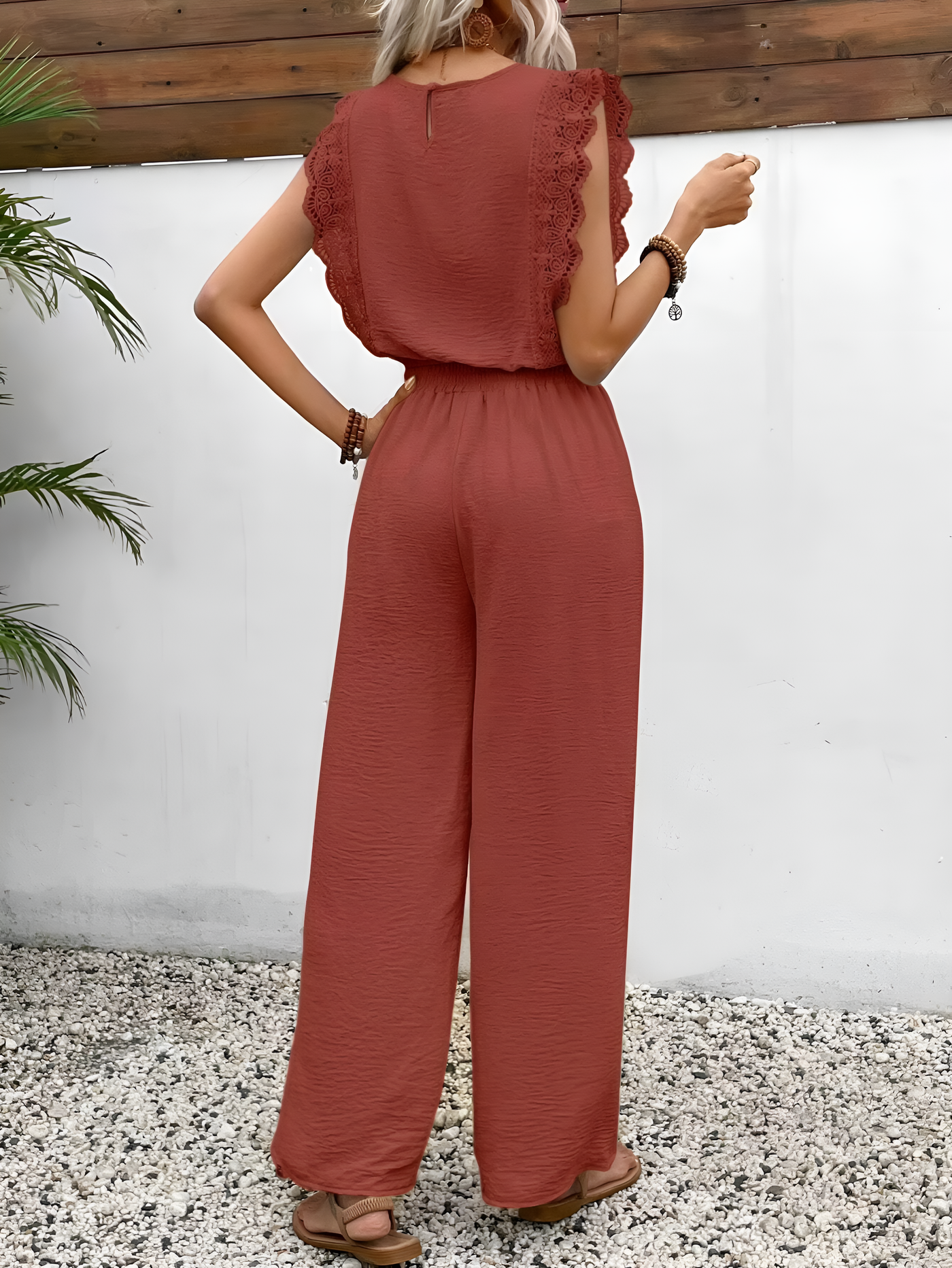 Brooklyn - Elegant Flutter Sleeve Two-Piece Set