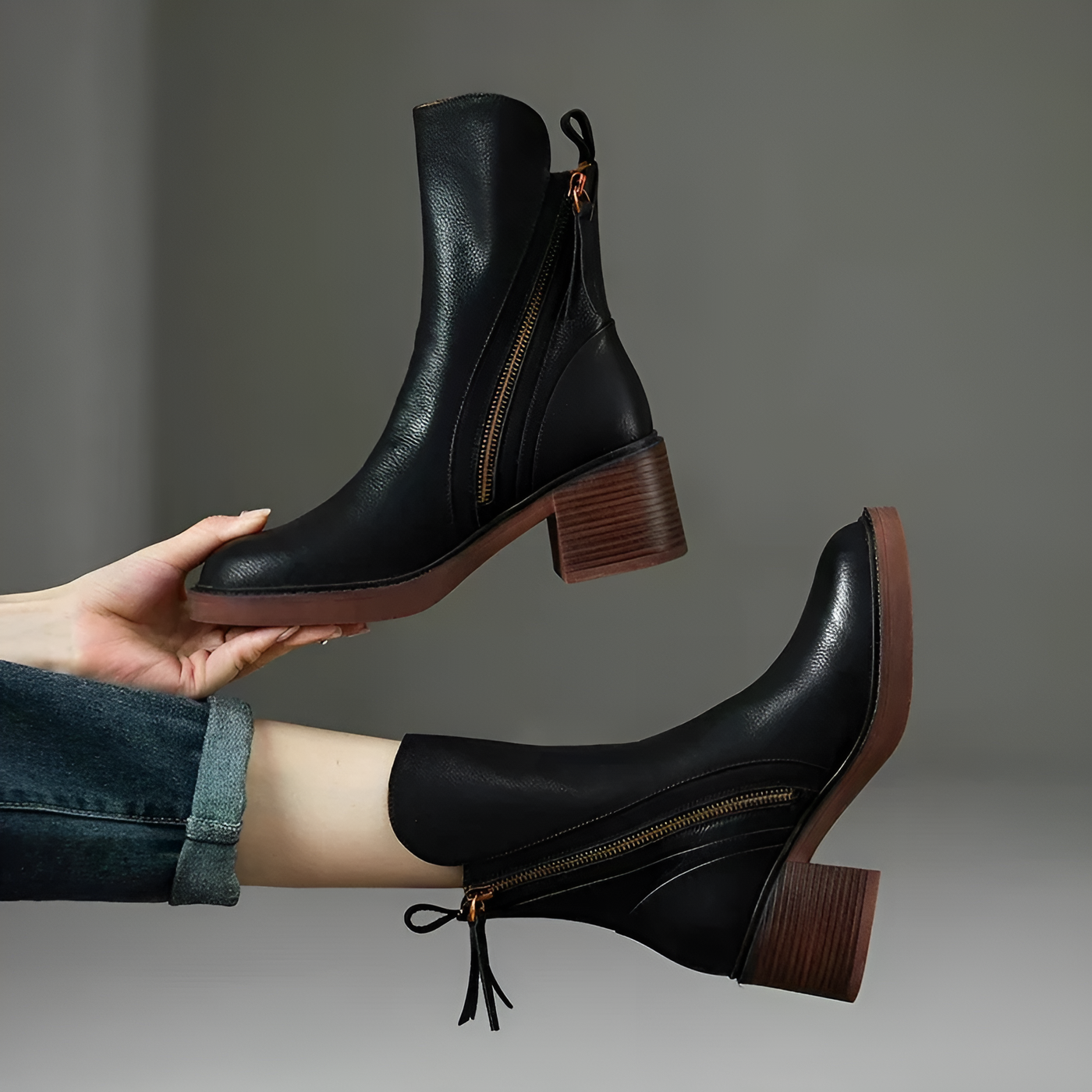 Jade - Premium Ankle Boots