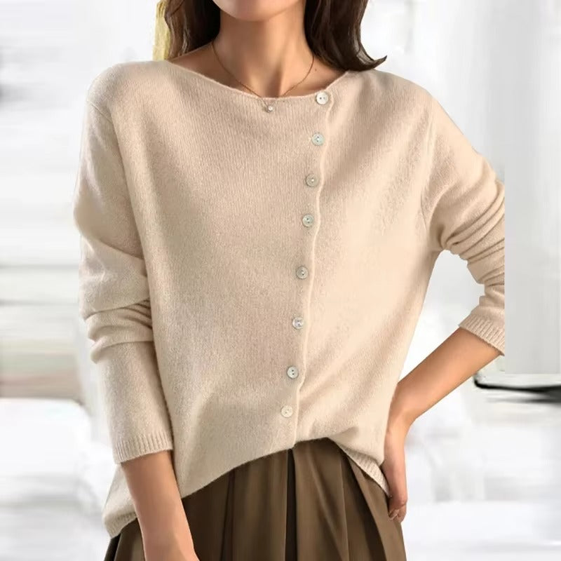 Cleo - Soft Buttoned Cardigan