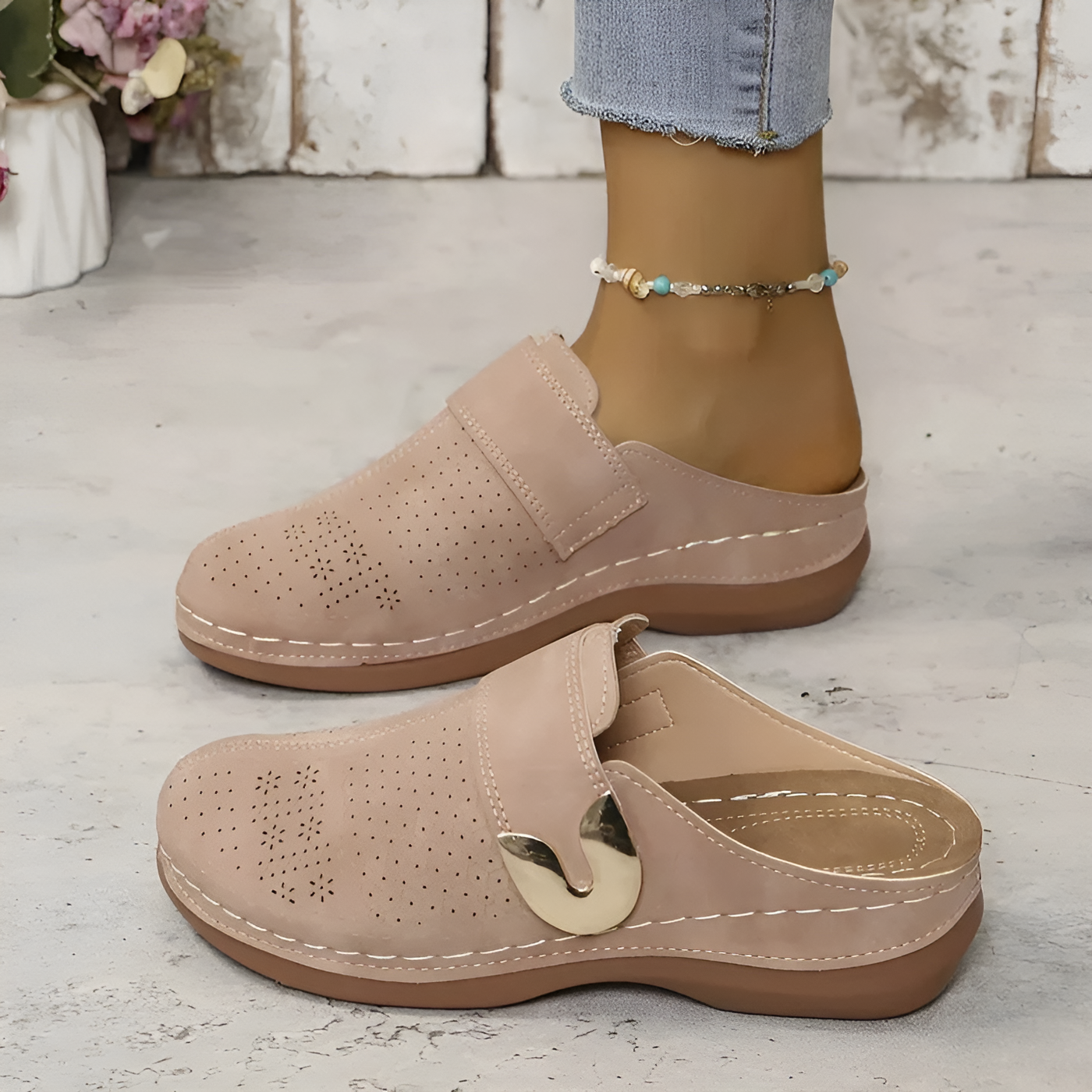 Gaia - Chic Supportive Wedge Sandals