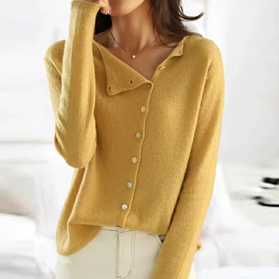 Cleo - Soft Buttoned Cardigan