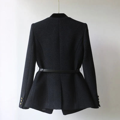 Nadia - Elegant Belted Tailored Blazer