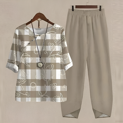 Liv - Elegant and Comfortable Shirt and Pants Set