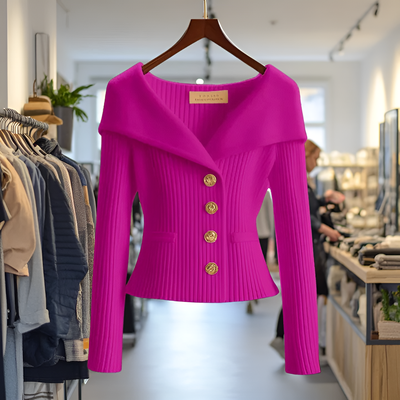 Jemma - Chic Ribbed Cardigan