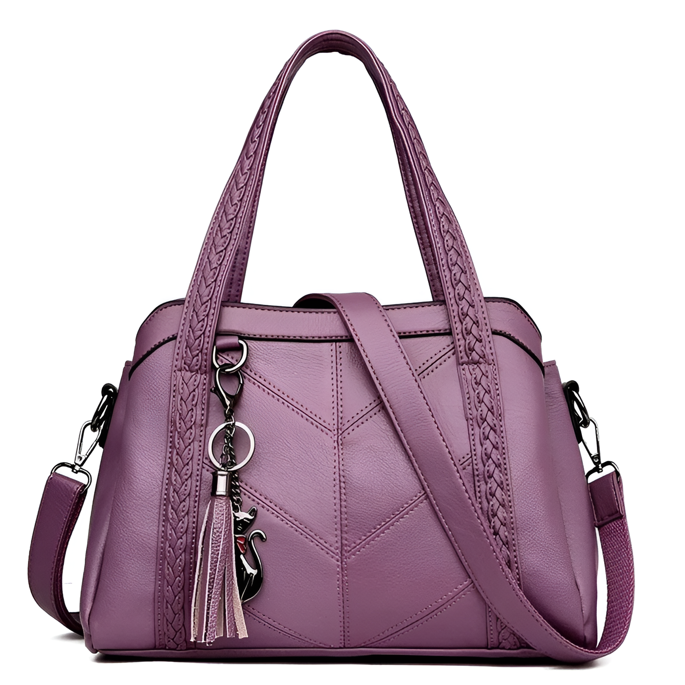 Alina - Stylish Cat Charm Handbag