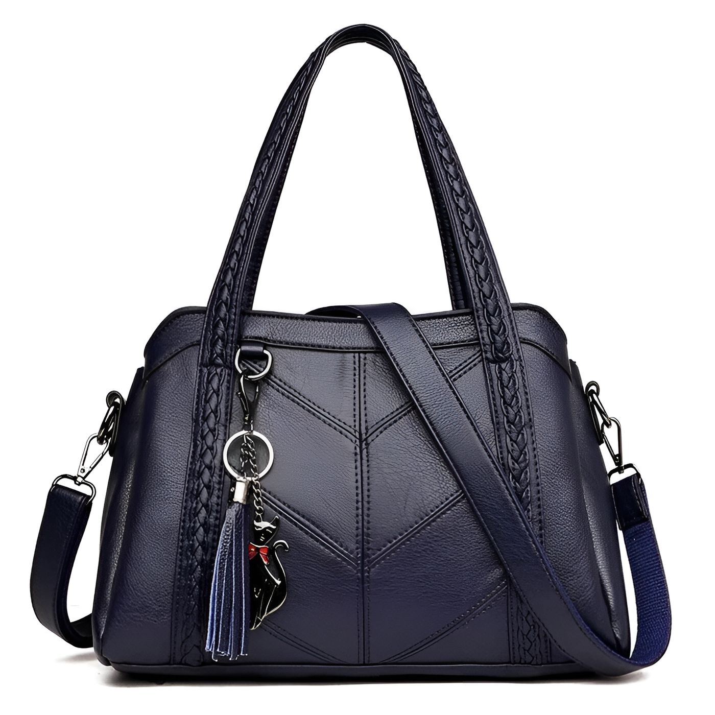 Alina - Stylish Cat Charm Handbag
