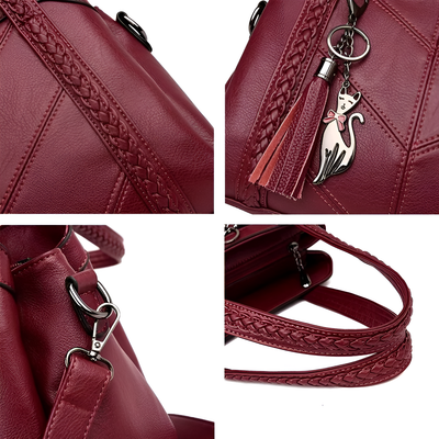 Alina - Stylish Cat Charm Handbag