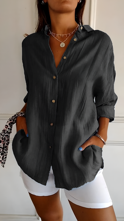 Evelyn -  Elegant Oversized Blouse