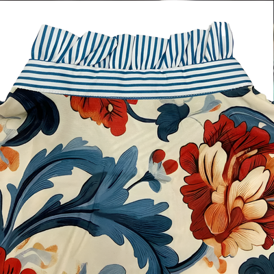 Sarah - Classy Vintage Floral Printed Blouse