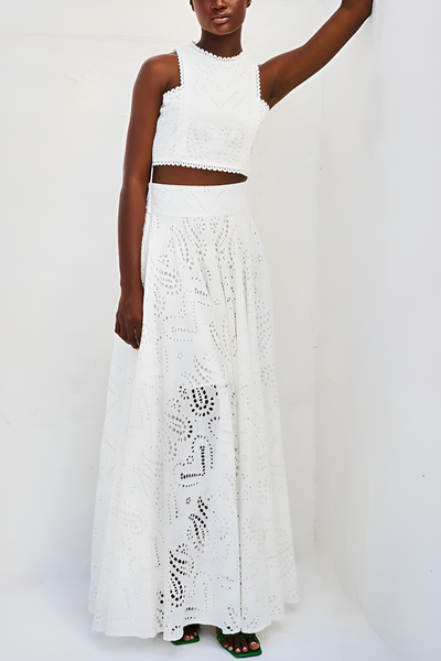 Camilla – Sleeveless Two-Piece Lace Set
