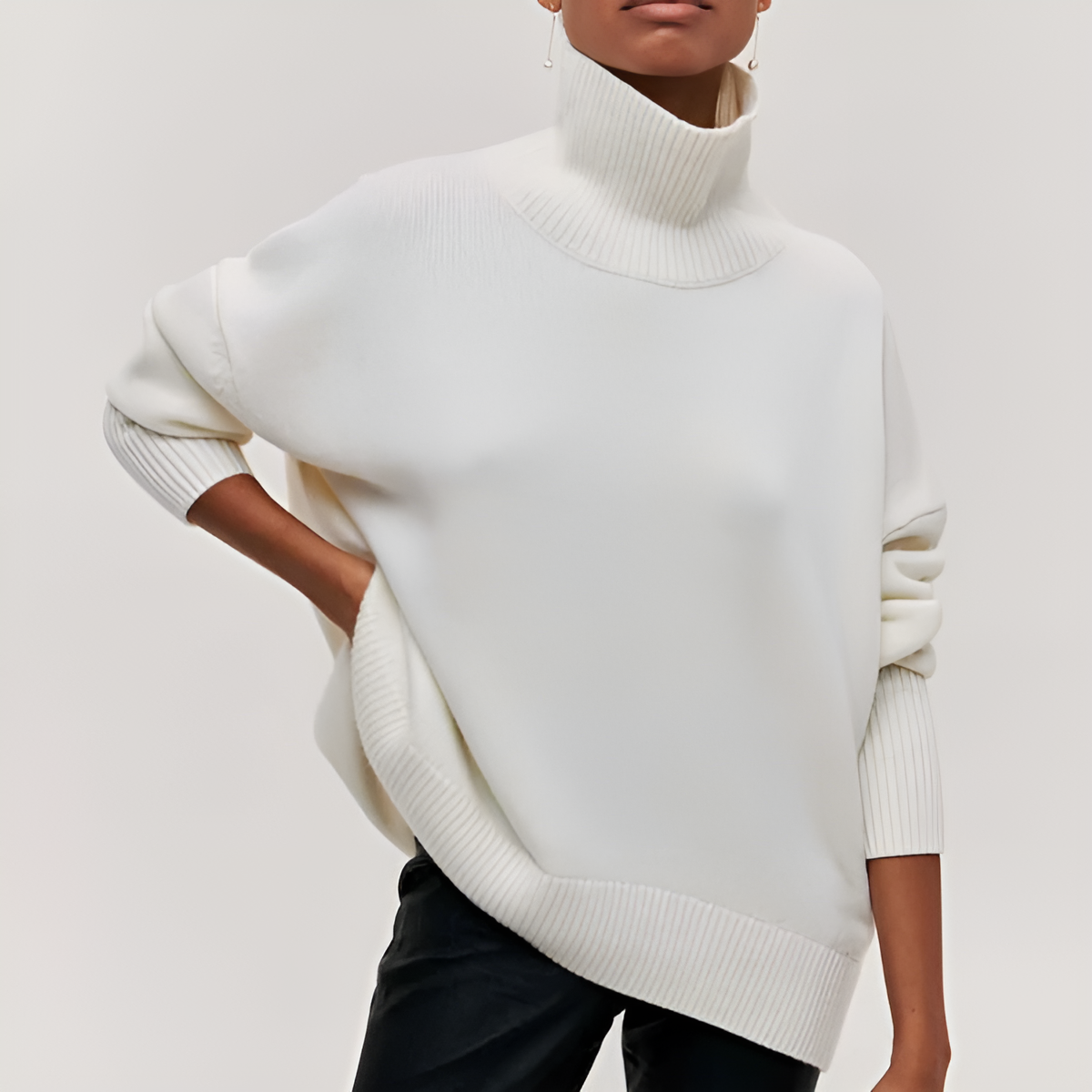 Hannah - Comfortable Turtleneck Sweater