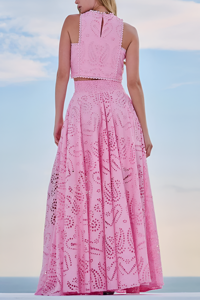 Camilla – Sleeveless Two-Piece Lace Set