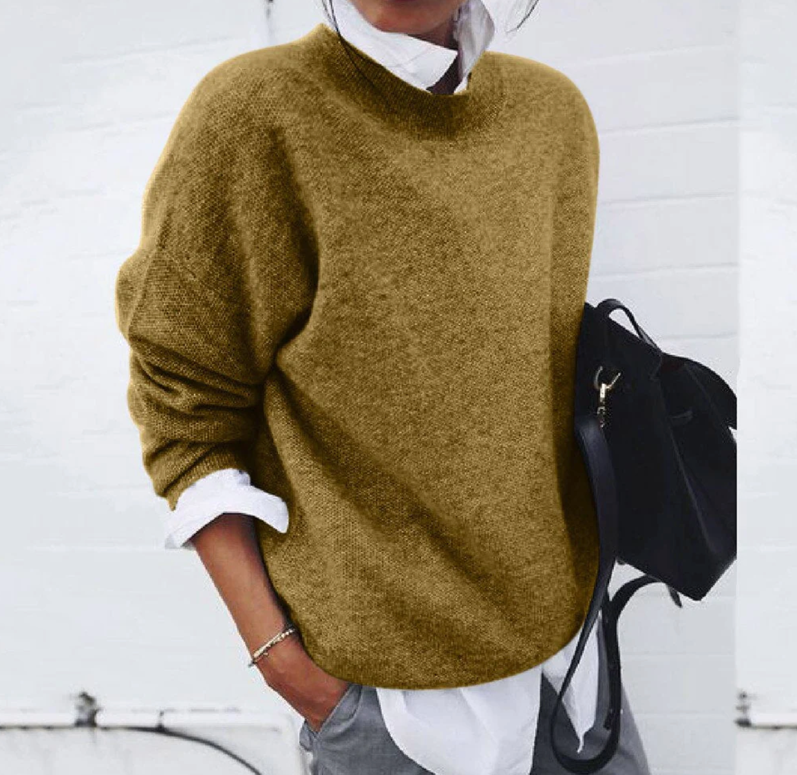 Gwen - Comfy Knitted Soft Pullover