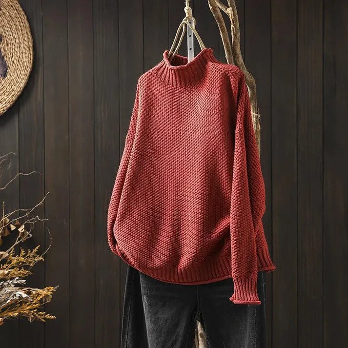 Amber - Soft Knitted Turtleneck Sweater