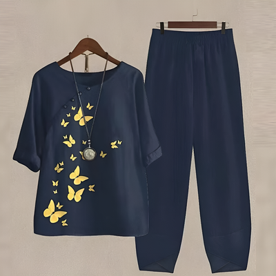 Liv - Elegant and Comfortable Shirt and Pants Set