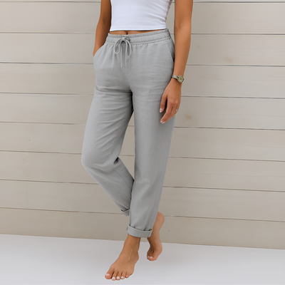 Nadine - Breathable Elastic Waist Stretch Pants