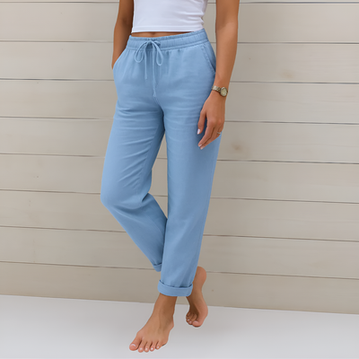 Nadine - Breathable Elastic Waist Stretch Pants