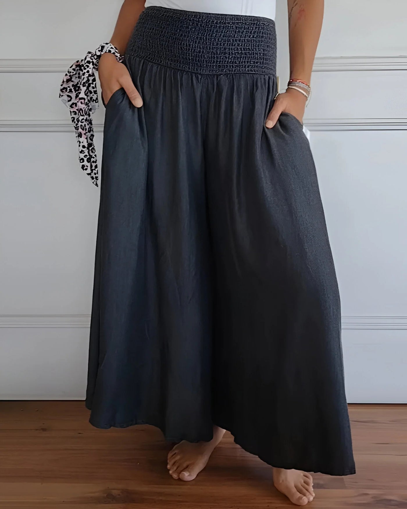 Amalia - Pants with Elastic Waistband