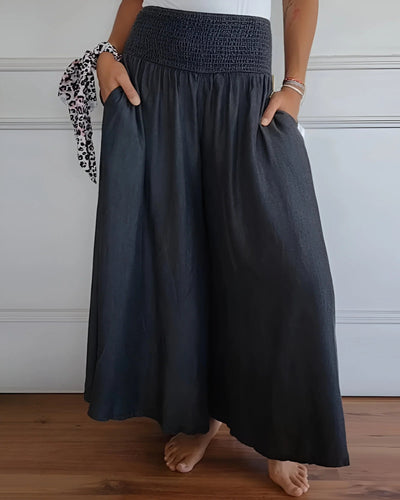 Amalia - Pants with Elastic Waistband