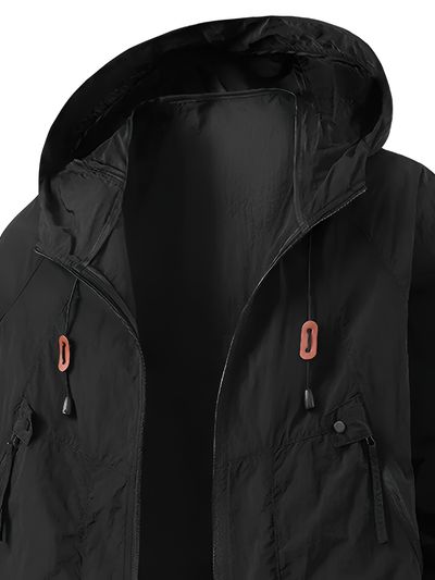Jason - Outdoor Waterproof Windbreaker Jacket with Adjustable Hood