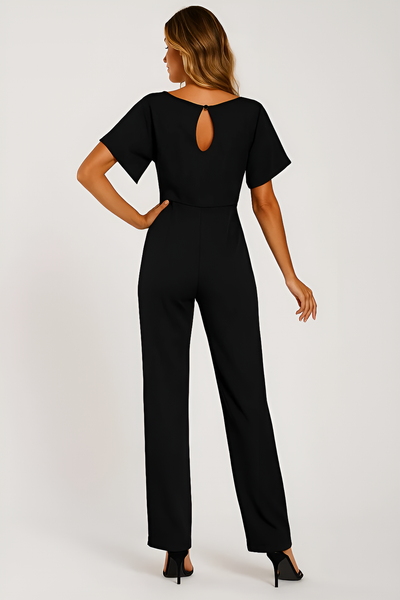 Elva - Tie-Belt Jumpsuit for Women