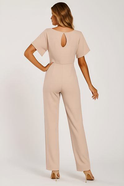 Elva - Tie-Belt Jumpsuit for Women