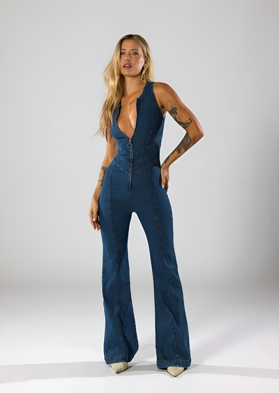 Noa - Denim Jumpsuit