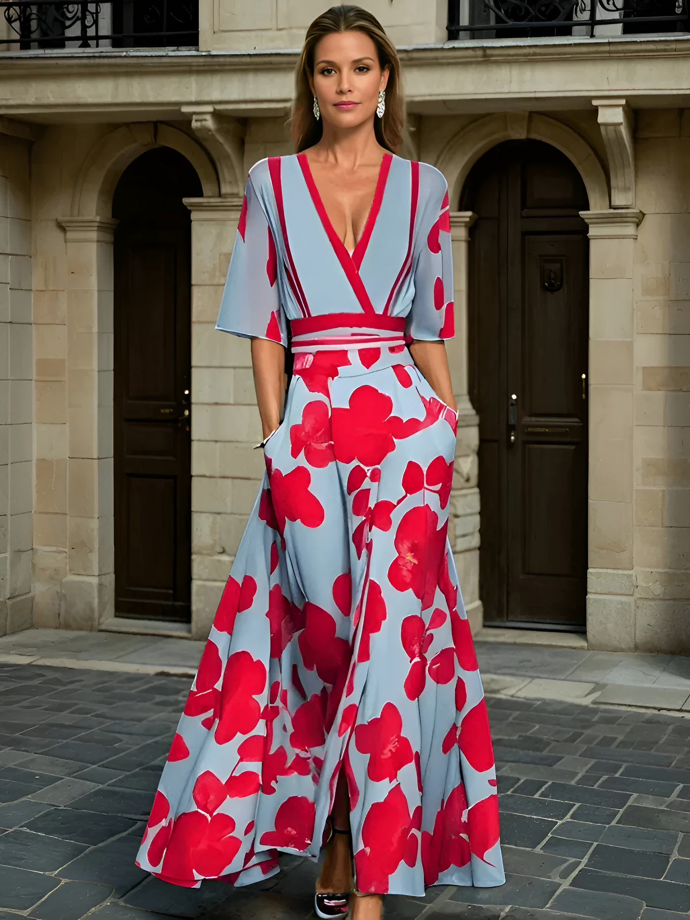 Kali - Modern Sleeved Dress