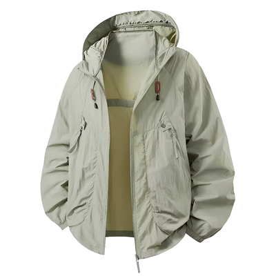 Jason - Outdoor Waterproof Windbreaker Jacket with Adjustable Hood