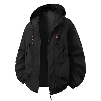 Jason - Outdoor Waterproof Windbreaker Jacket with Adjustable Hood