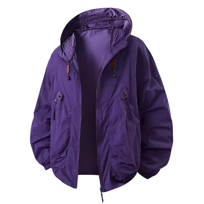 Jason - Outdoor Waterproof Windbreaker Jacket with Adjustable Hood