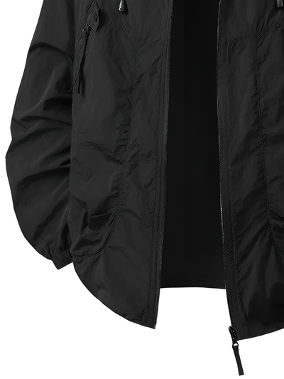 Jason - Outdoor Waterproof Windbreaker Jacket with Adjustable Hood