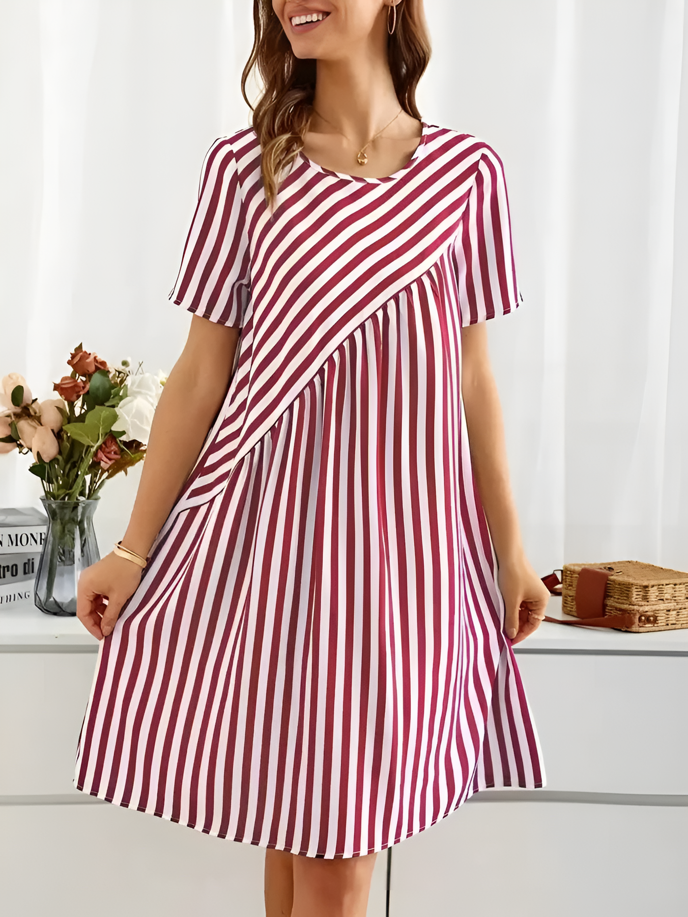 Effie – Striped Summer Dress