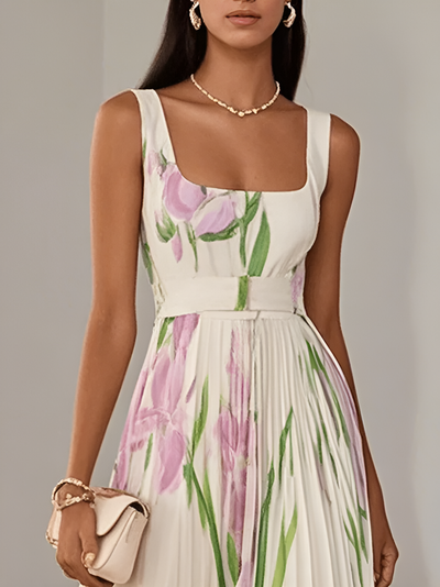 Reina - Elegant Floral Maxi Dress