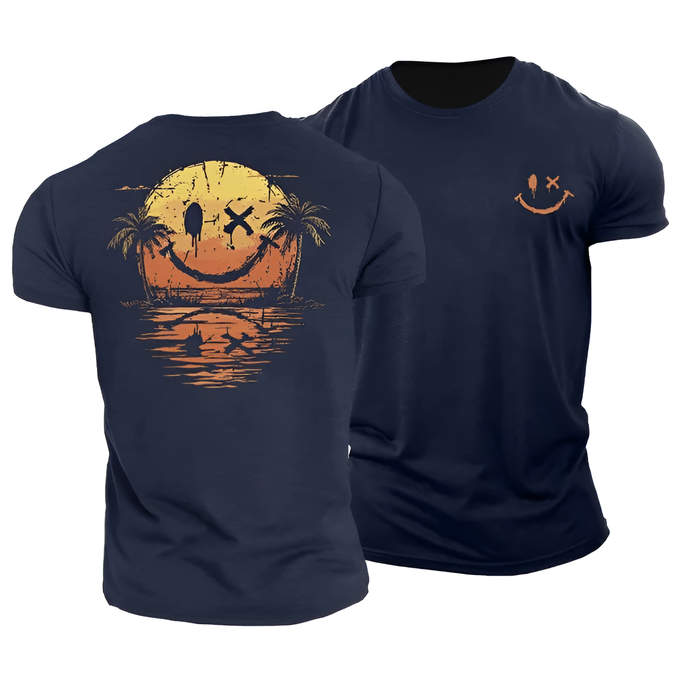 Summer Smiley Sunset Tee