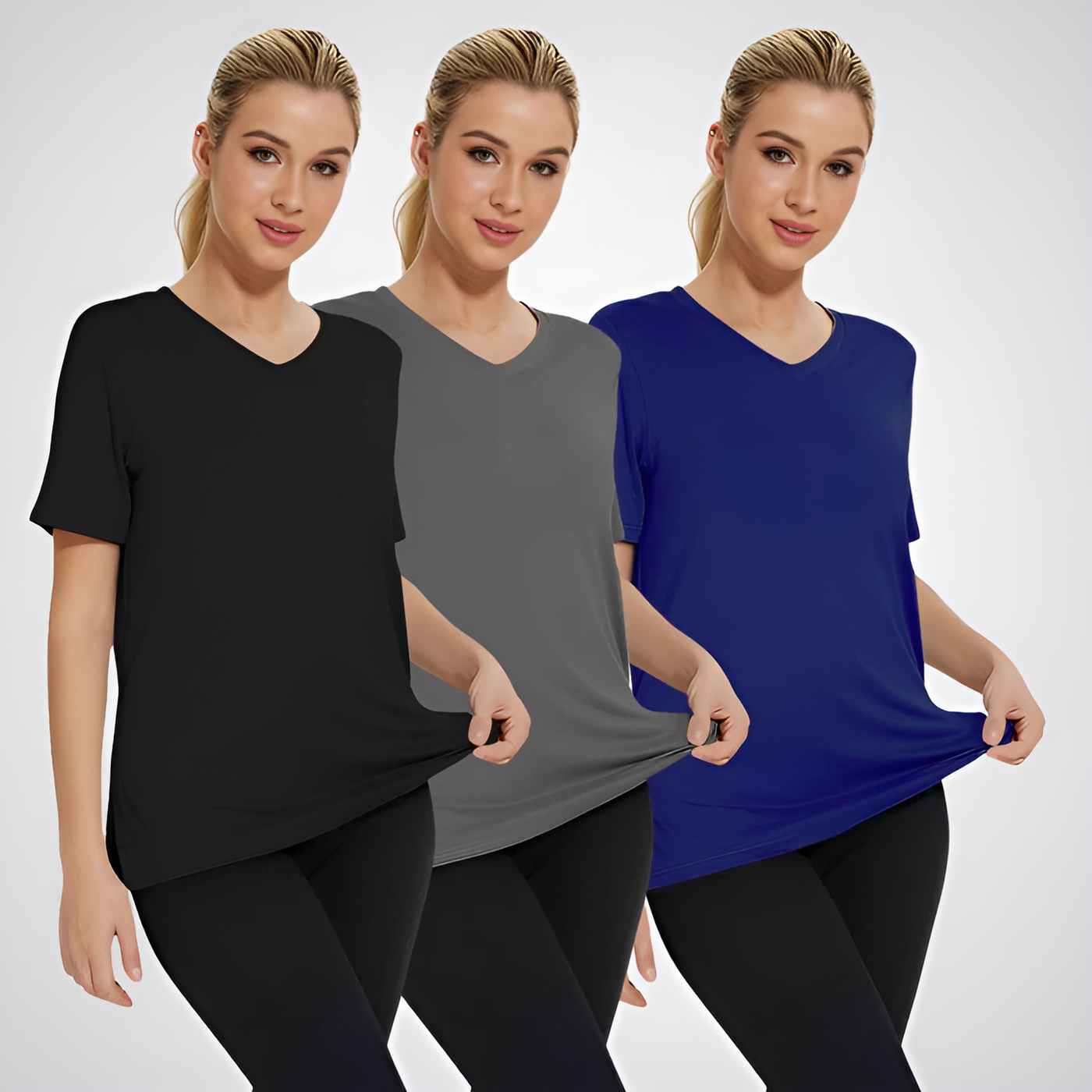 Celine – Casual Loose Fit Tee (Pack of 3)