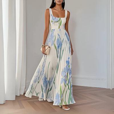 Reina - Elegant Floral Maxi Dress