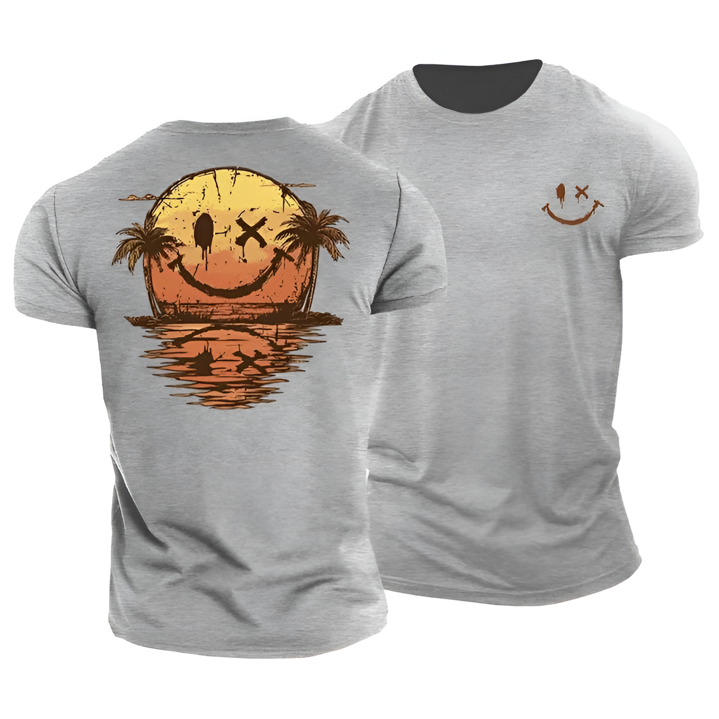 Summer Smiley Sunset Tee