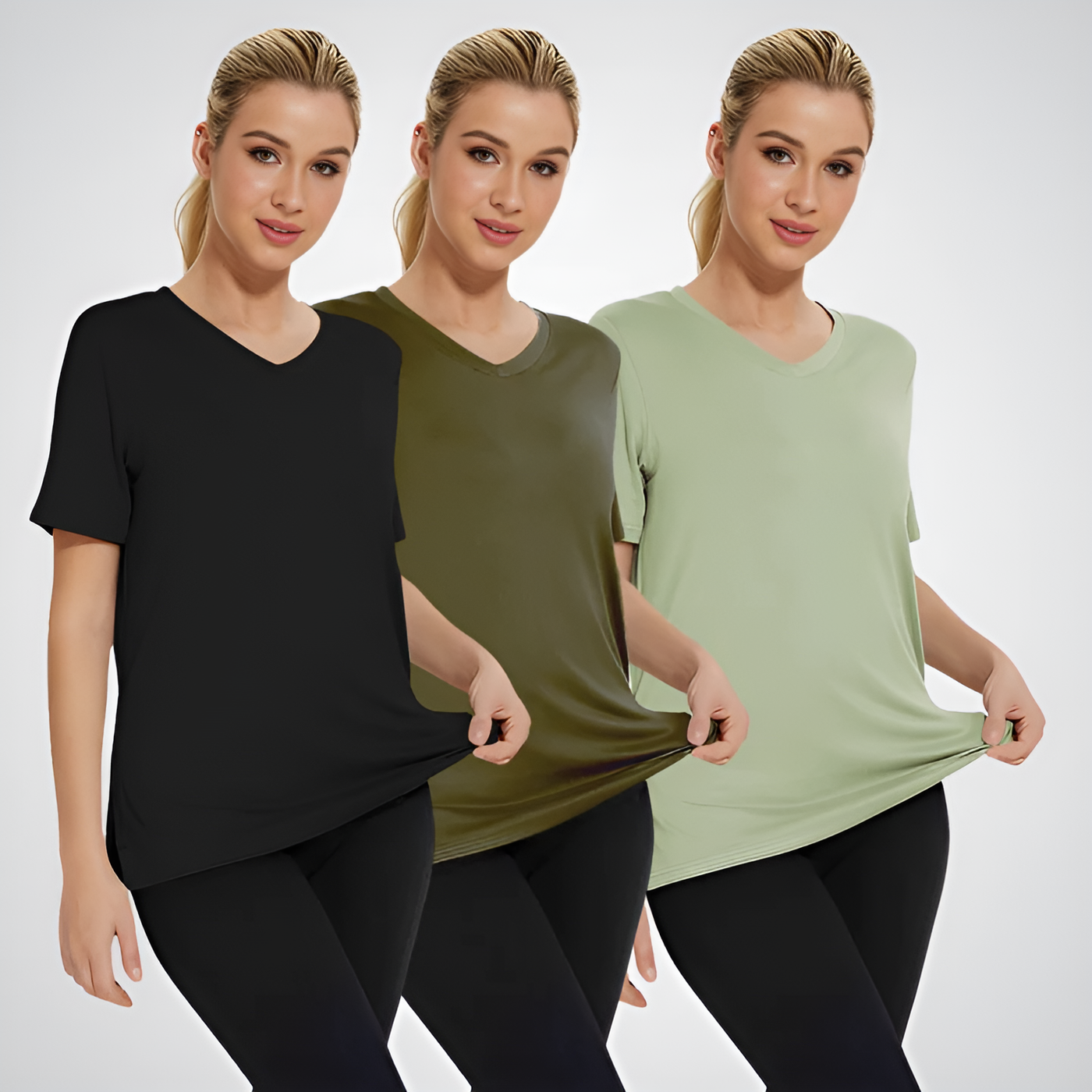 Celine – Casual Loose Fit Tee (Pack of 3)