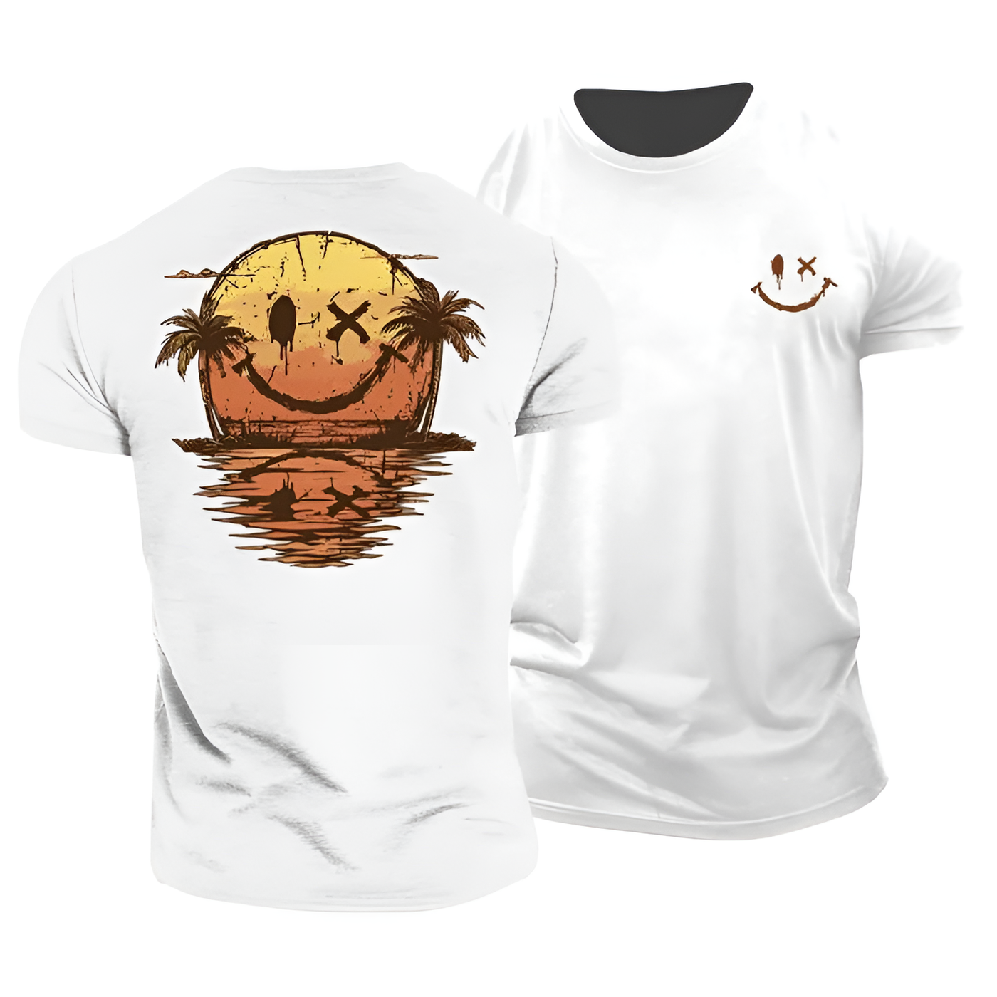 Summer Smiley Sunset Tee