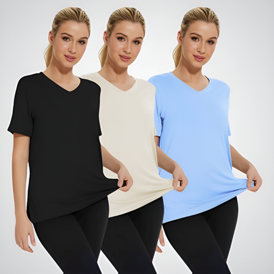 Celine – Casual Loose Fit Tee (Pack of 3)
