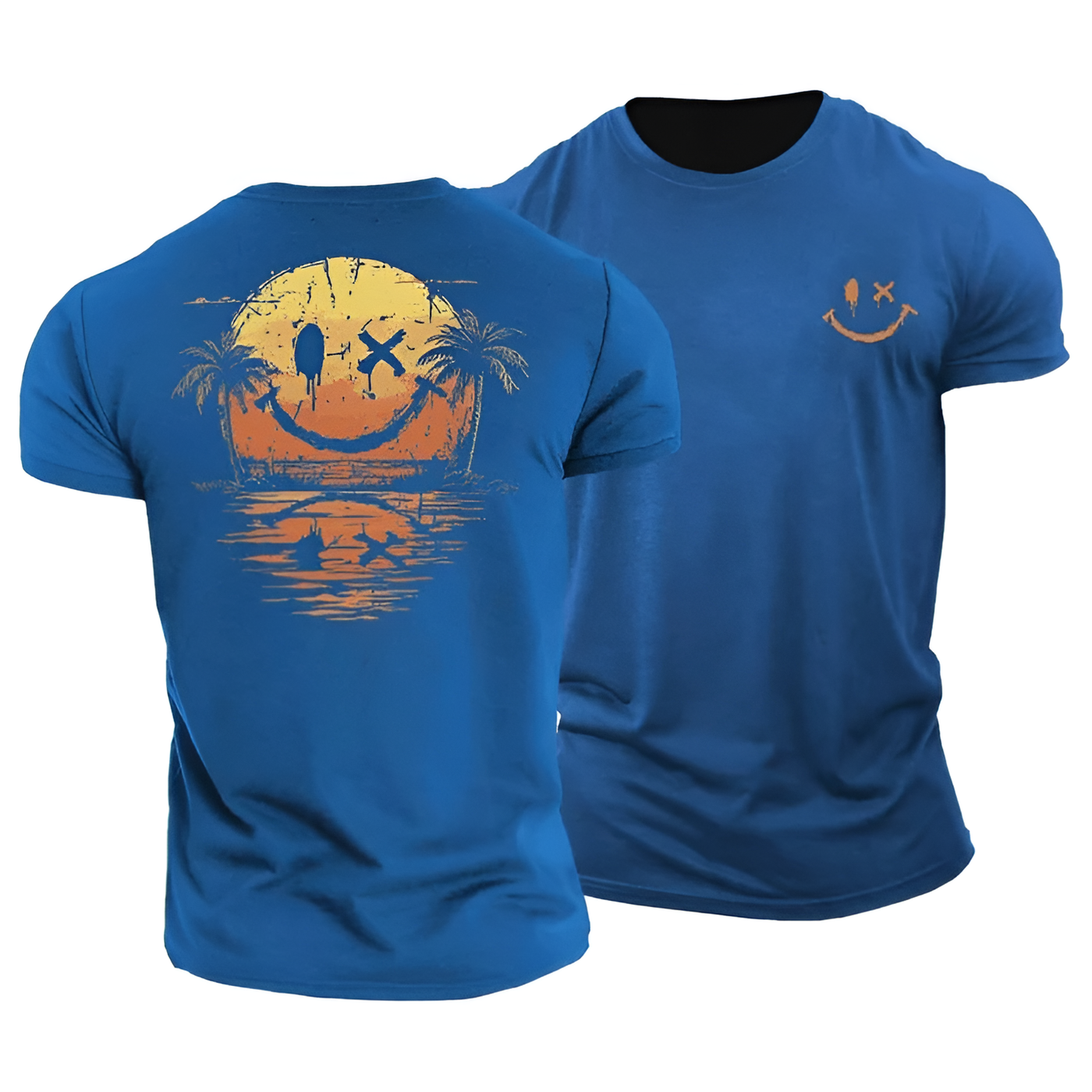 Summer Smiley Sunset Tee