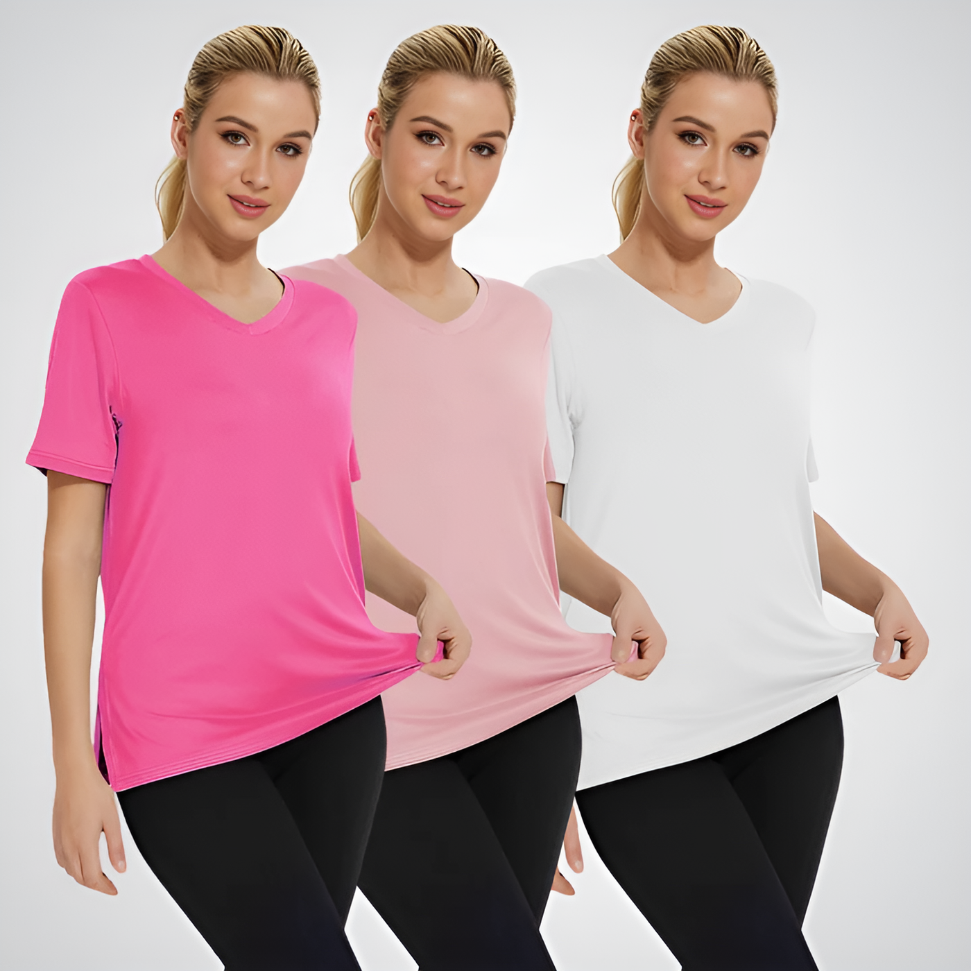 Celine – Casual Loose Fit Tee (Pack of 3)