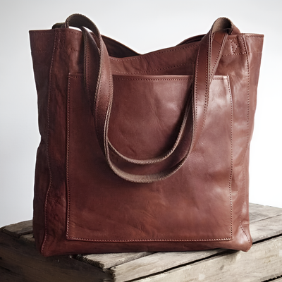 Morena - Leather Tote Bag