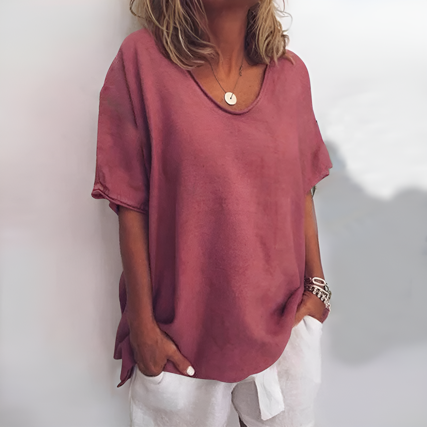 Ruth - Comfortable Relaxed Loose Fit Shirt